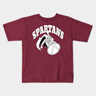 Spartan Mascot Kids T-Shirt